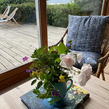 House With Wild Roses And Sunbeams Сasa de vacaciones *